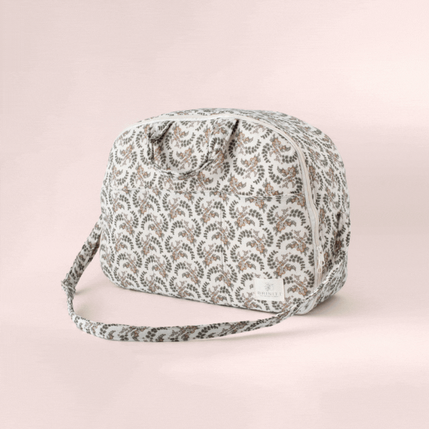 Maleta maternal - Floreado