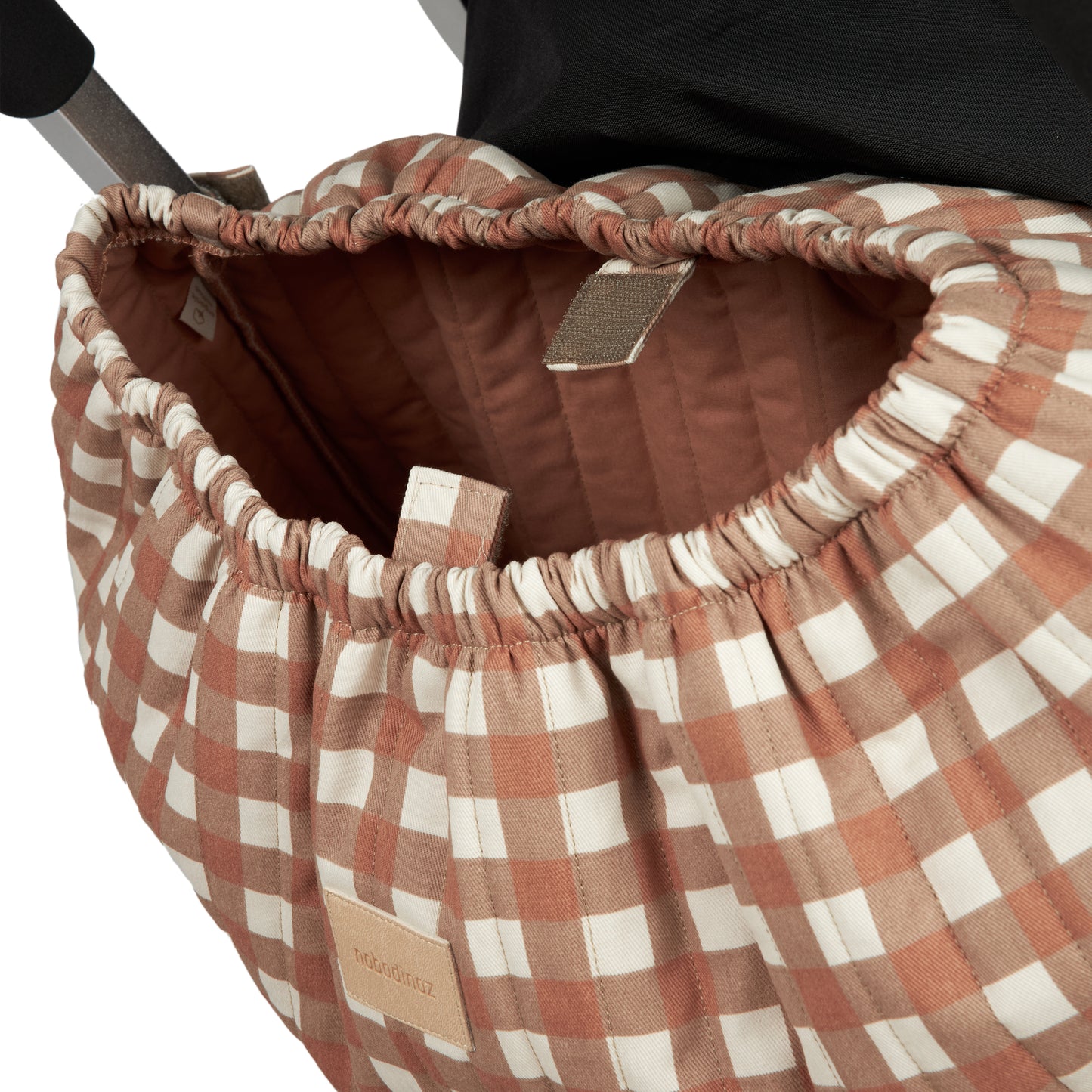 Bolsa almacenaje para cochecito Hyde Park - Terracota Checks