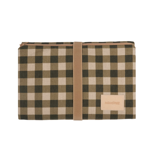 Mudador Portatil Impermeable Hyde Park - Green checks