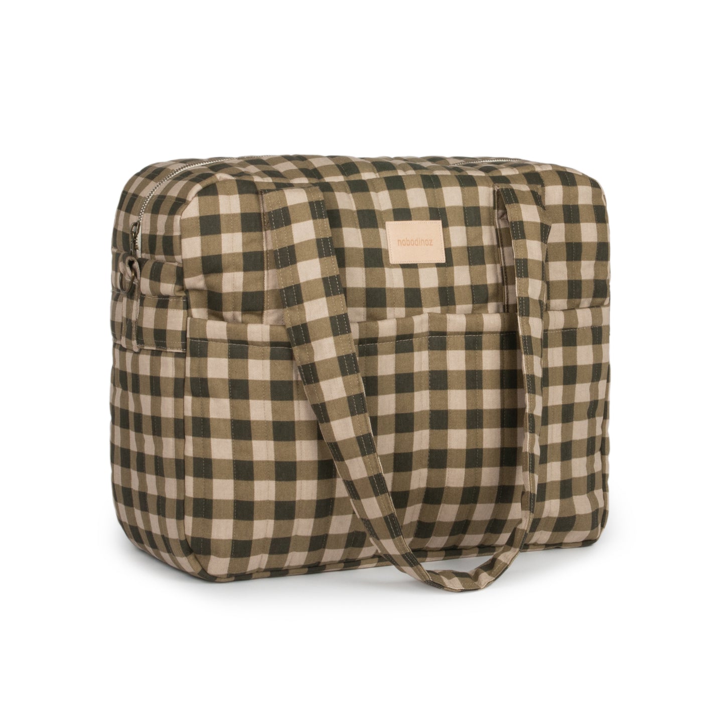 Bolso cambiador impermeable apto para coche Hyde Park - Green Checks
