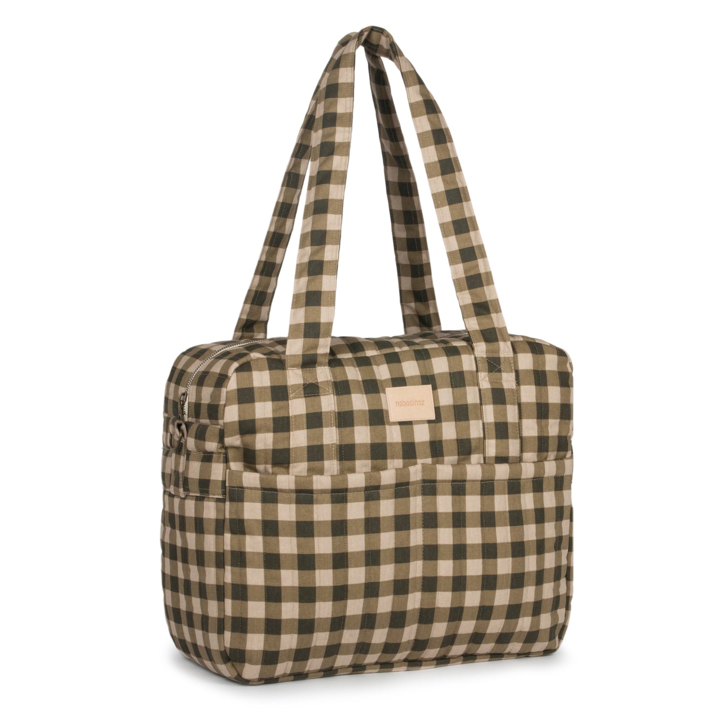 Bolso cambiador impermeable apto para coche Hyde Park - Green Checks