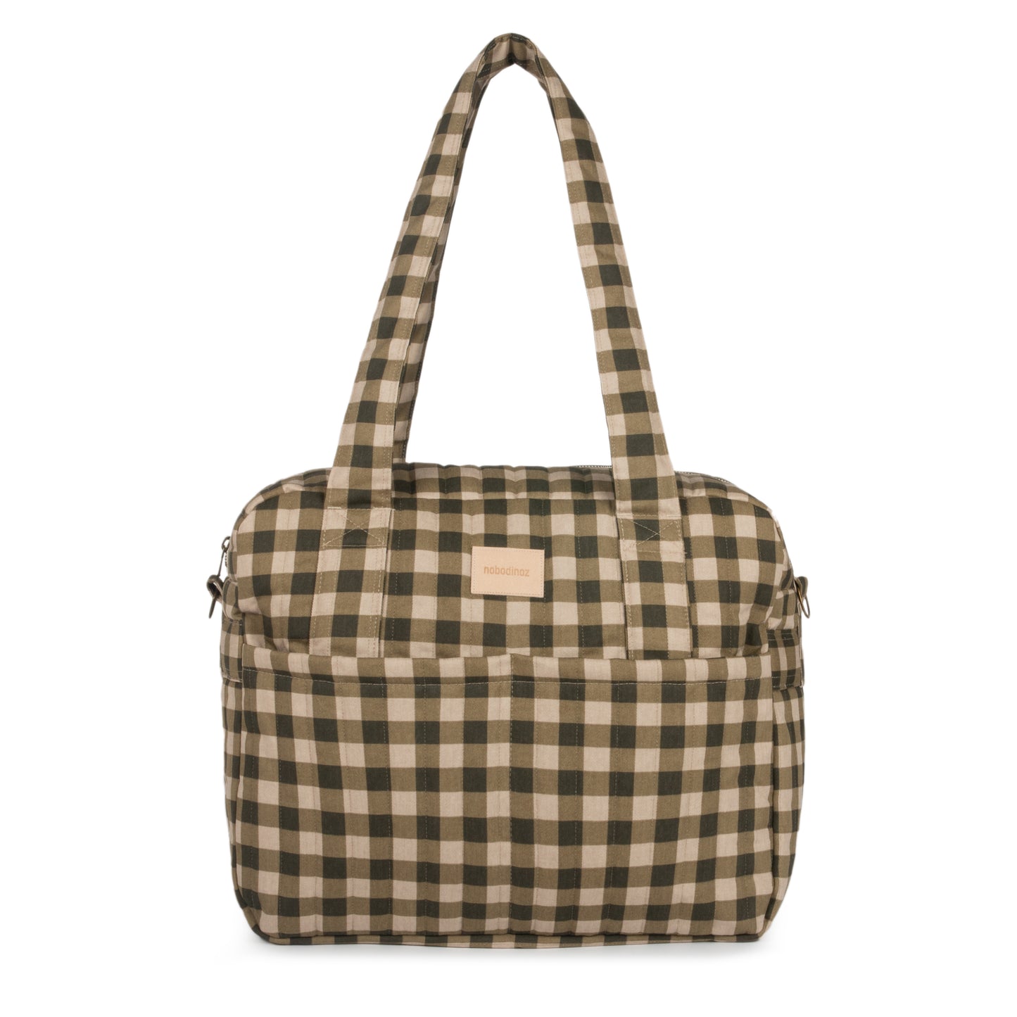Bolso cambiador impermeable apto para coche Hyde Park - Green Checks