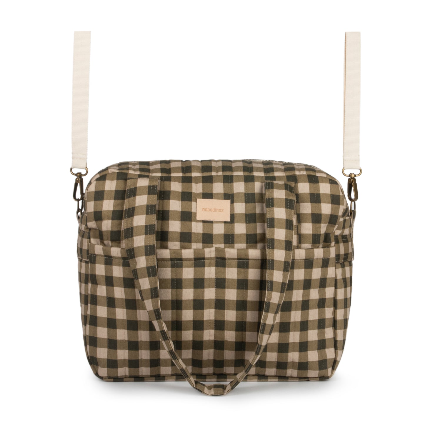 Bolso cambiador impermeable apto para coche Hyde Park - Green Checks