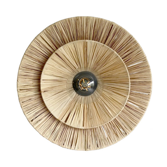 Aplique raffia round