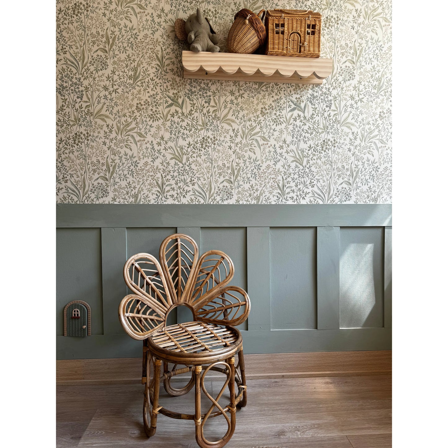 Silla rattan Flower