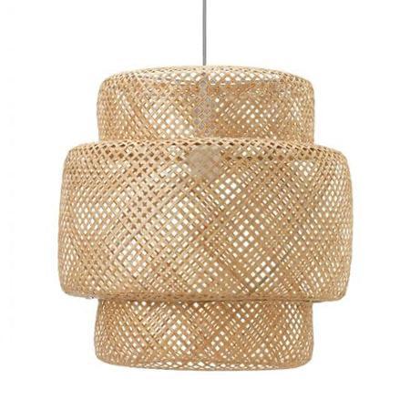 Lampara Colgante - Fibra Natural