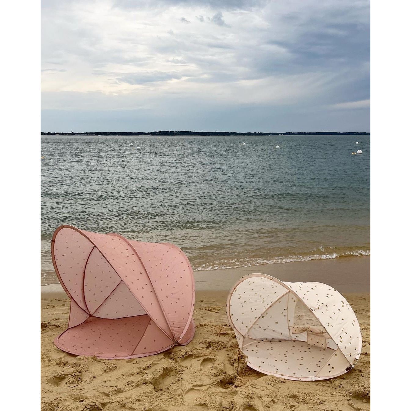 Mini carpa de playa pop up shelter anti UV 50 - Cherry