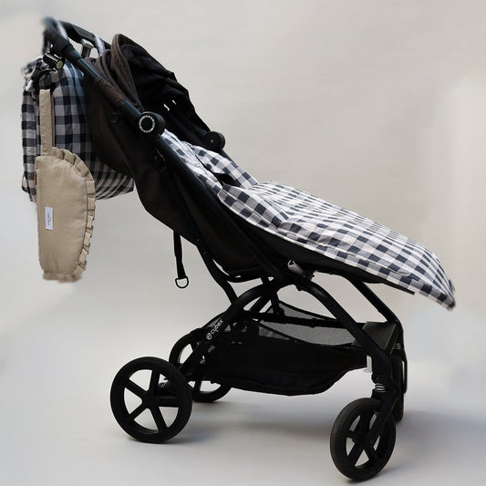 Saco para coche - Vichy Dark Grey