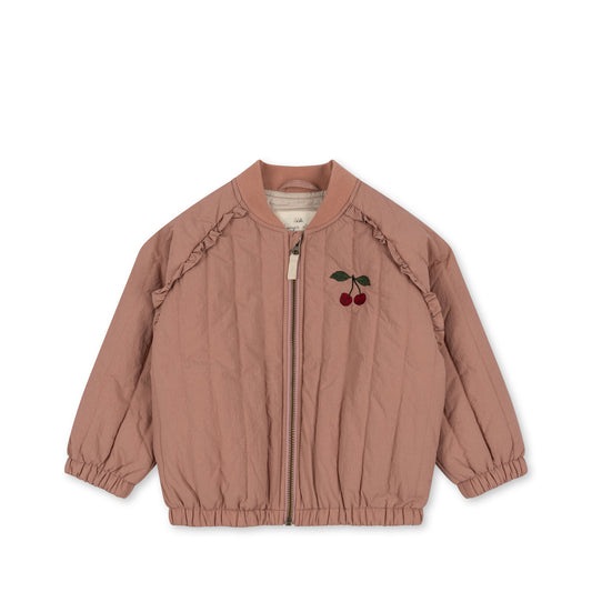 Chaqueta Juno frill Bomber jacket - Cameo brown