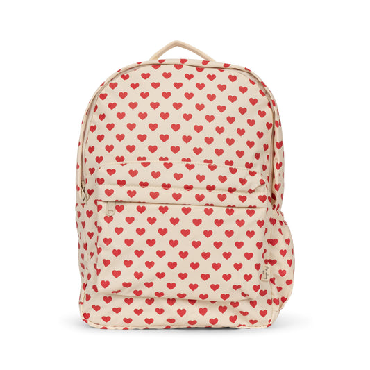 Mochila Impermeable Rainy Kids Midi - Coeur Rouge