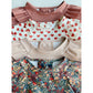 Set 2 Baberos con mangas y vuelitos  - Villetta Blue