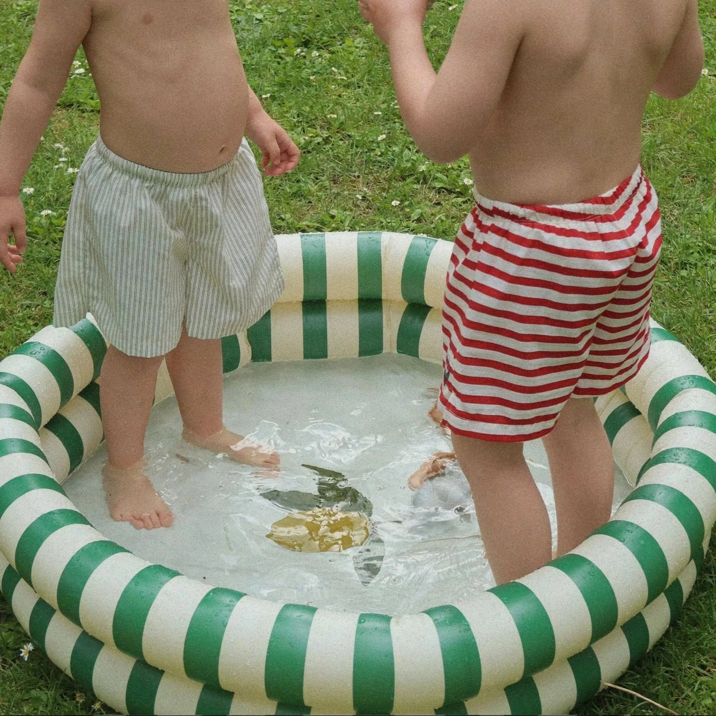 Piscina basic 2 rings - Green stripe