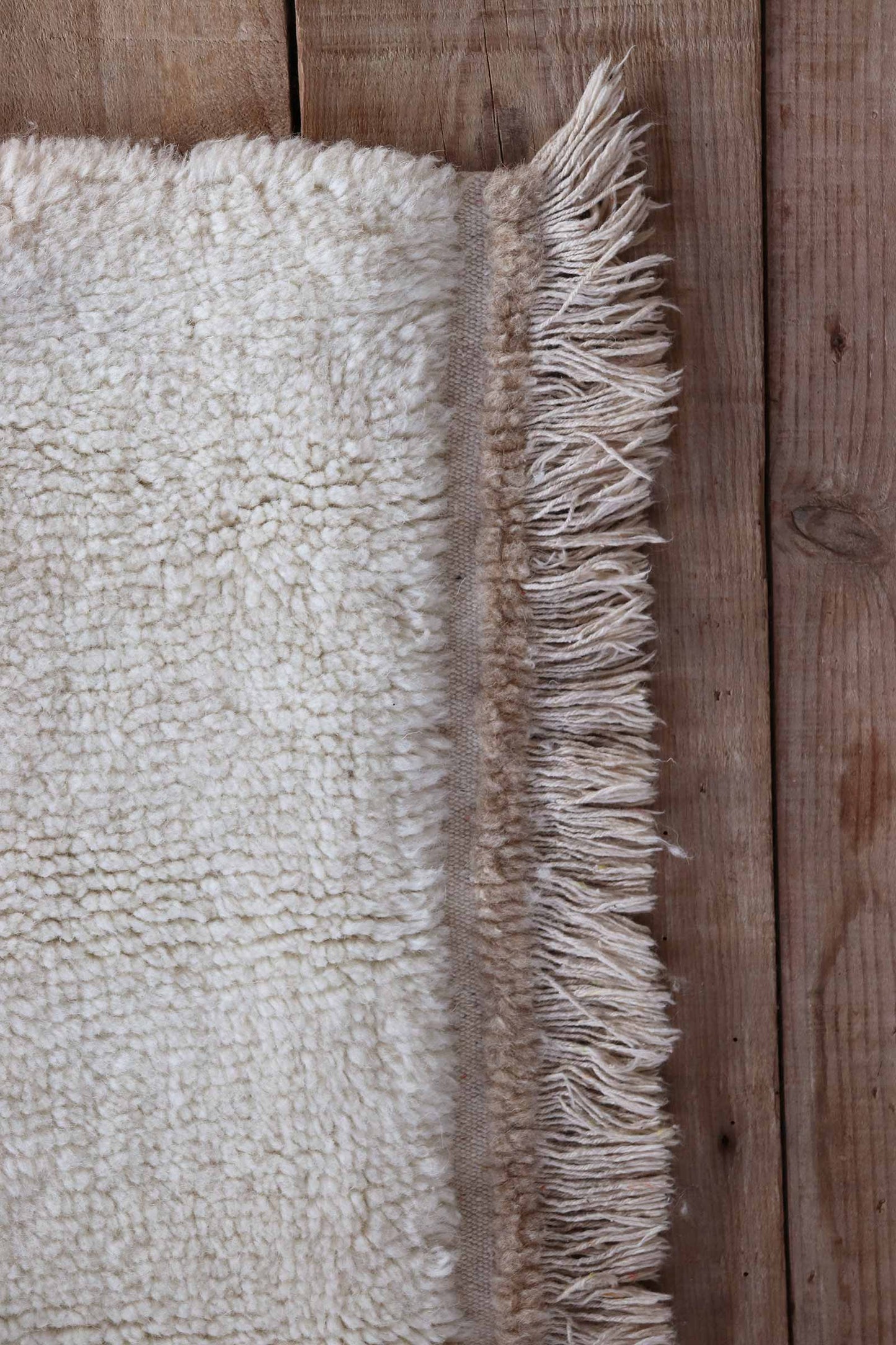 Alfombra lavable de pasillo steppe sheep white - 80x140 cm