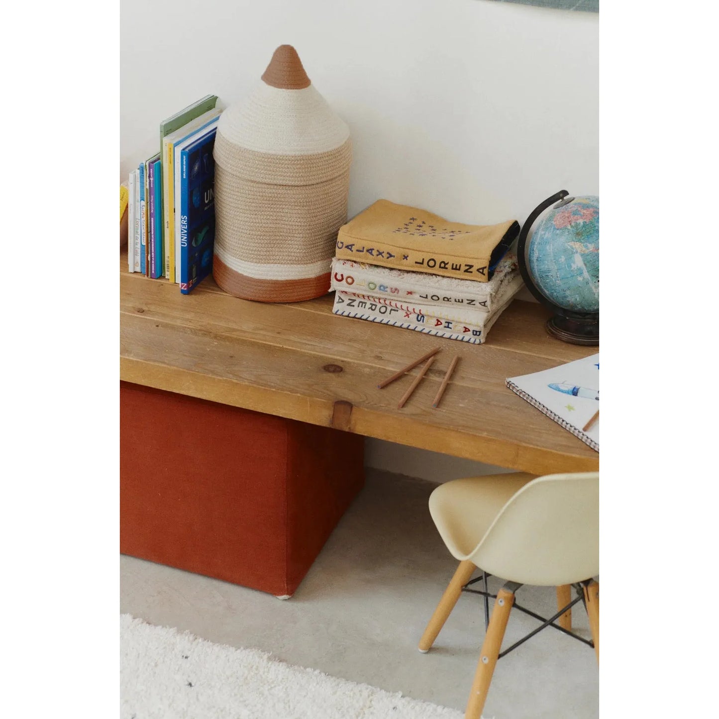 Canasto / cesta - Pencil rose