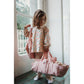Moisés para muñeca - Powder pink check