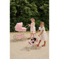 Coche / Moises Vintage para muñecas - Bubblegum check