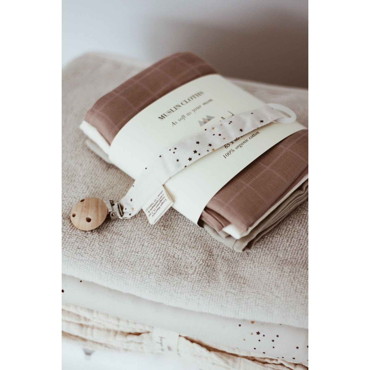 Set 3 Tutos Muselina - Rose dust