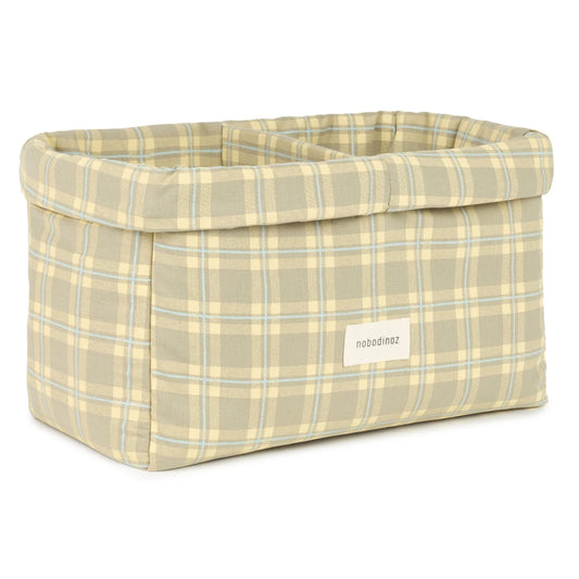 Cesta organizador doble stories LTD - Green lemons square