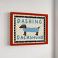 Lámina / poster - Dashing Dachshund