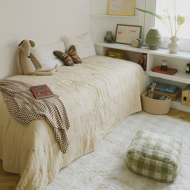 Pouf Vichy Matcha