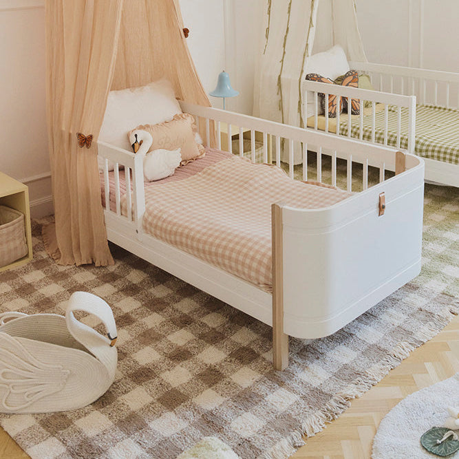 Alfombra lavable - Vichy Marrón