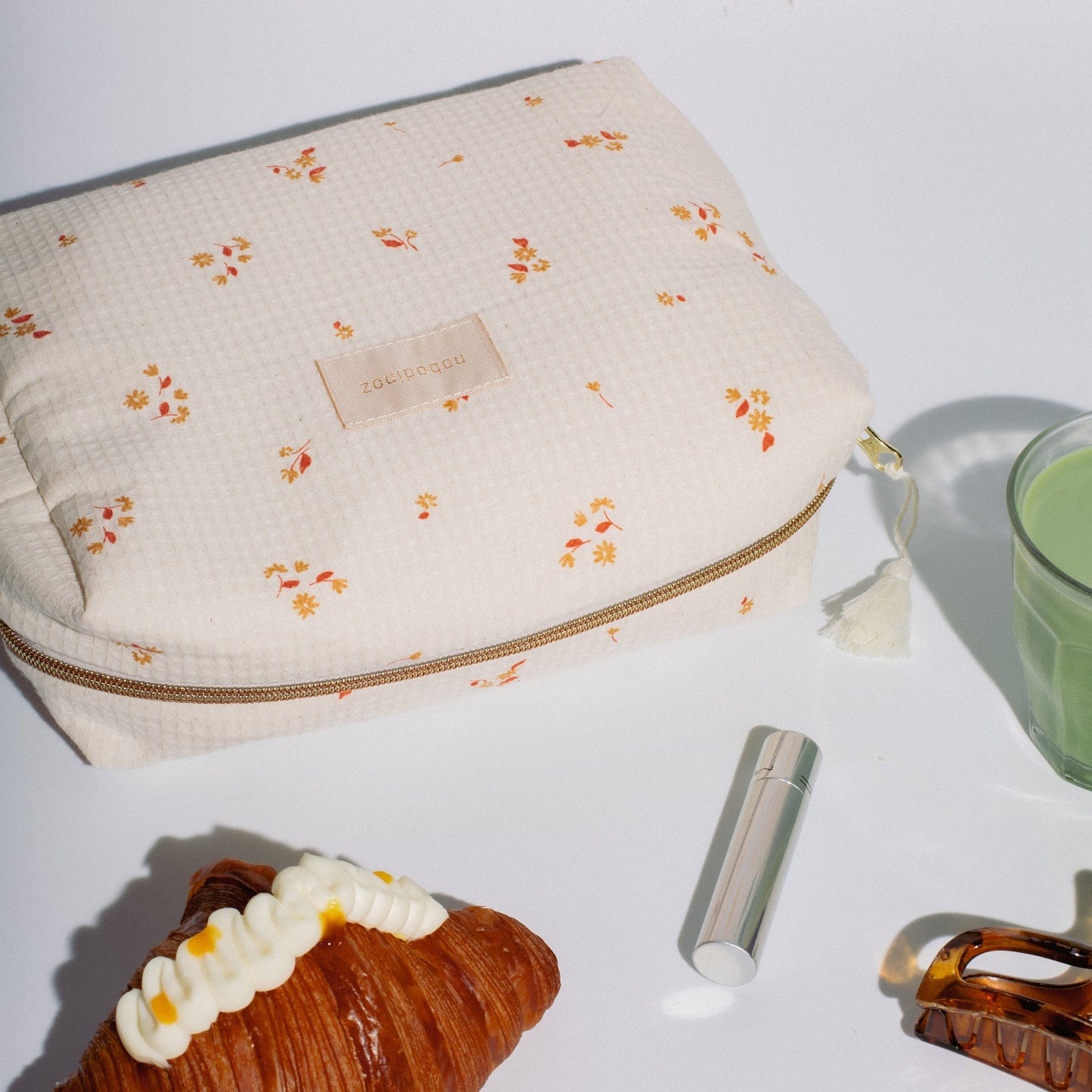 Neceser waterproof Diva - Yellow lily