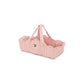 Moisés para muñeca - Powder pink check