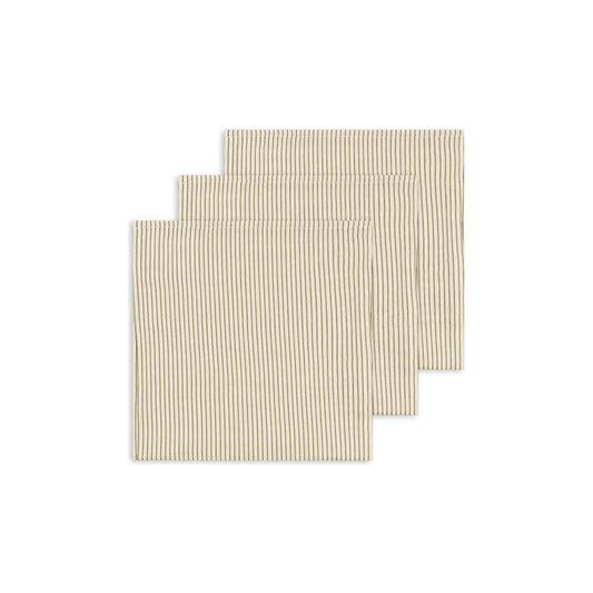 Set 3 Tutos Muselina - Tea stripe