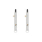 Pack de 2 Porta Chupetes seersucker - High rise