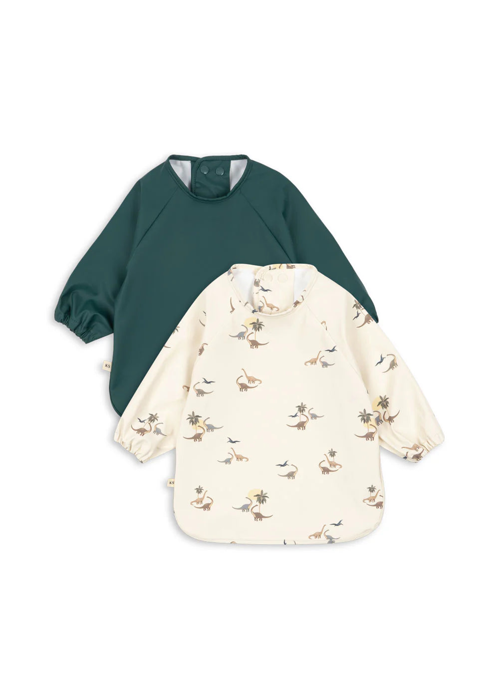 Set 2 Baberos con mangas / Delantales  - Kubi / Rain forest