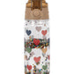 Botella bon coeur coloré glitter