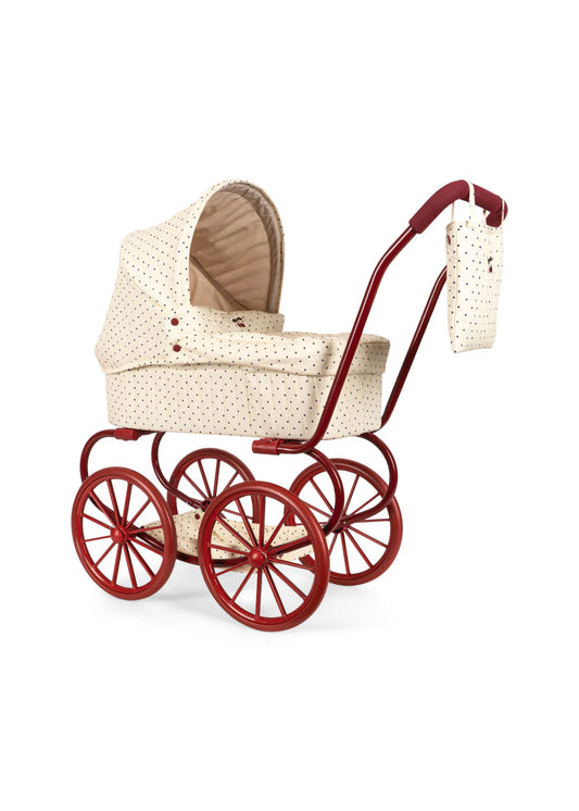 Coche / Moises Vintage para muñecas Minnie - Estate dot