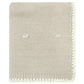 Manta tejida Stitching - Beige