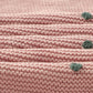 Manta Tejida colors dots - Light Rose