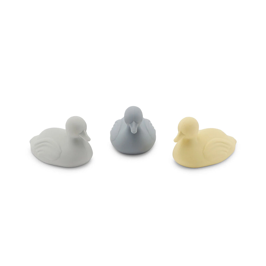 Juguete de baño silicona - Pondering Ducks quarry mix