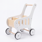 Carrito de supermercado madera