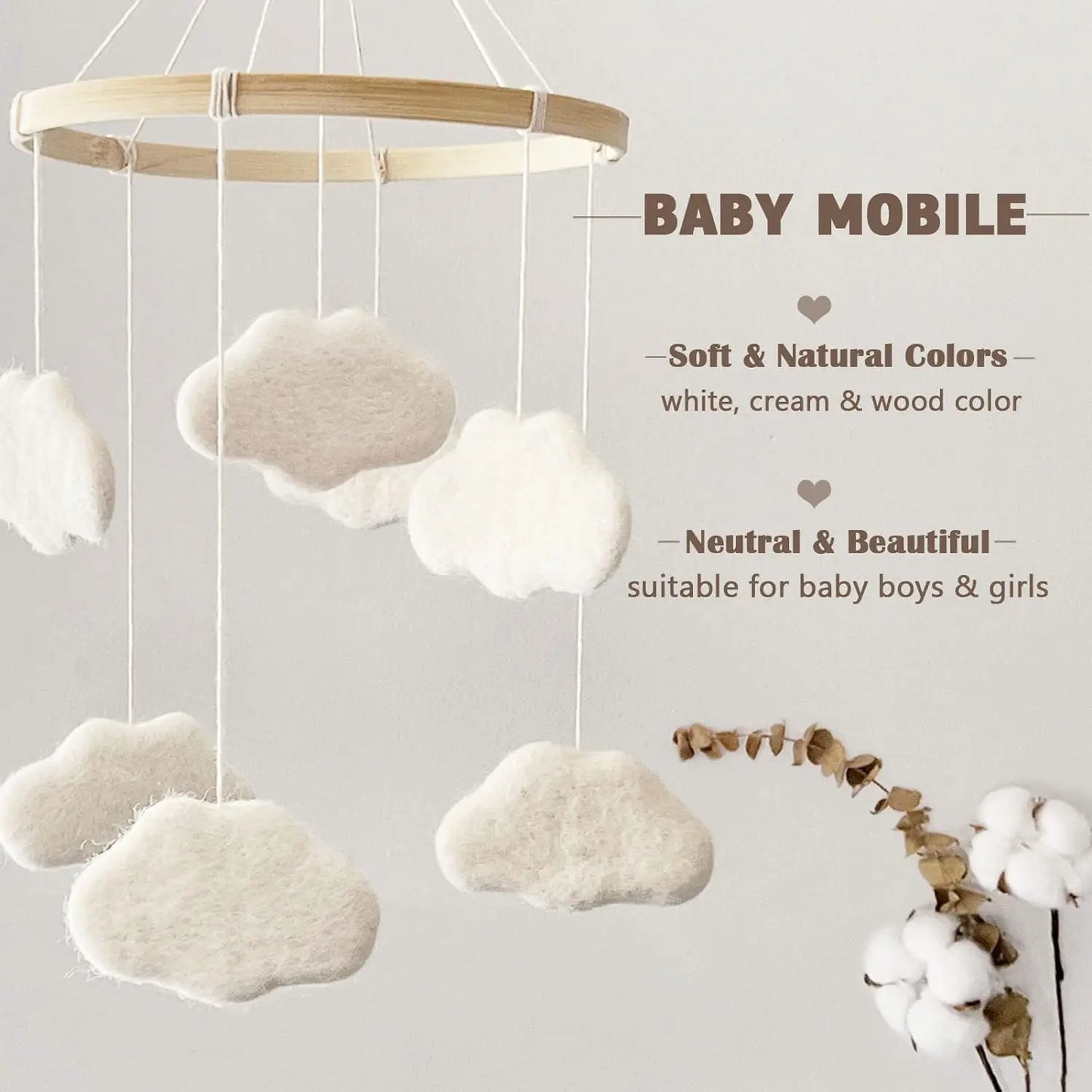 Movil fieltro - Clouds