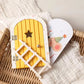 Puerta de madera para ratoncitos - Yellow