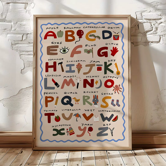 Lámina / poster - Alphabet