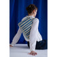 Organizador de cochecito y mini bolso stories limited edition - Green blue stripes