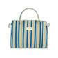 Organizador de cochecito y mini bolso stories limited edition - Green blue stripes