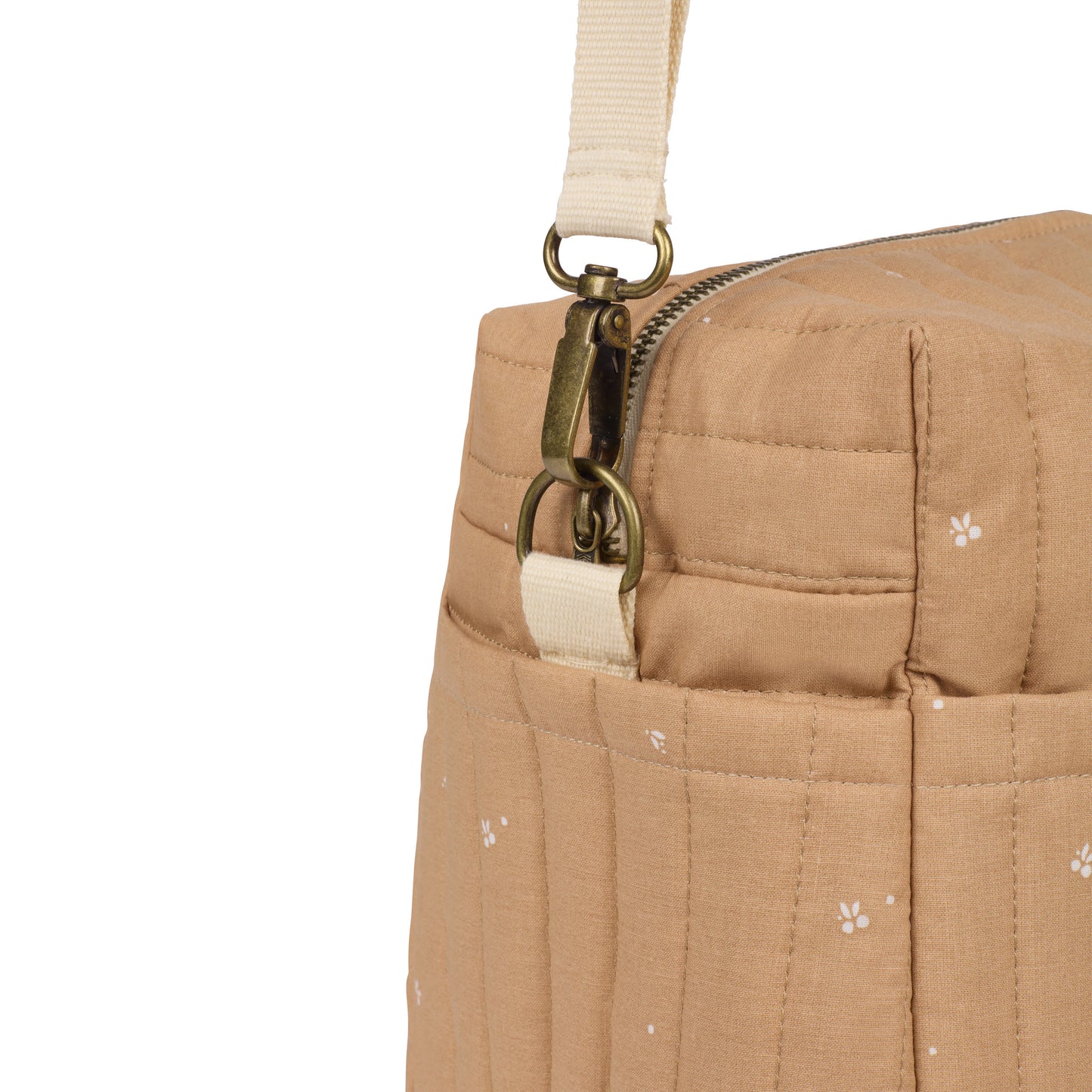 Bolso cambiador apto para coche Stories - Blush Little Cherries