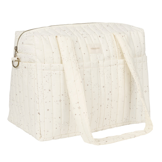 Bolso cambiador apto para coche Stories - Natural Milky Way