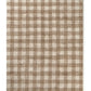 Alfombra lavable - Vichy Marrón