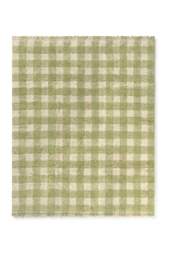 Alfombra lavable - Vichy Matcha
