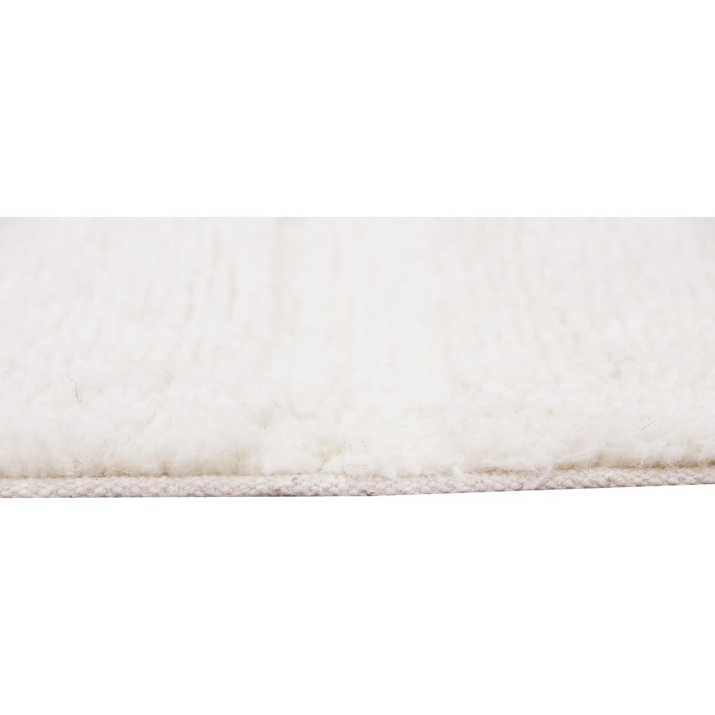 Alfombra lavable de pasillo steppe sheep white - 80x140 cm