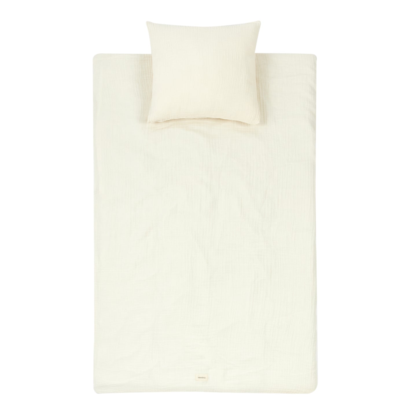 Funda nórdica Cuna BB Wabi-Sabi (Doble gasa algodón lavado) - Natural