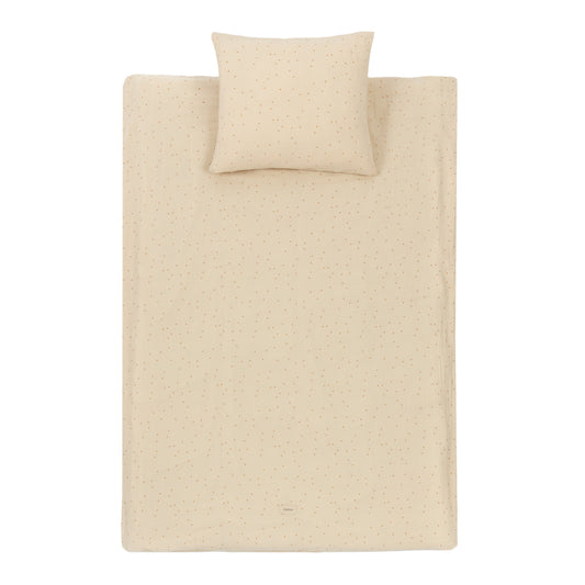 Funda nórdica Cuna BB Wabi-Sabi (Doble gasa algodón lavado)- Dots Ginger