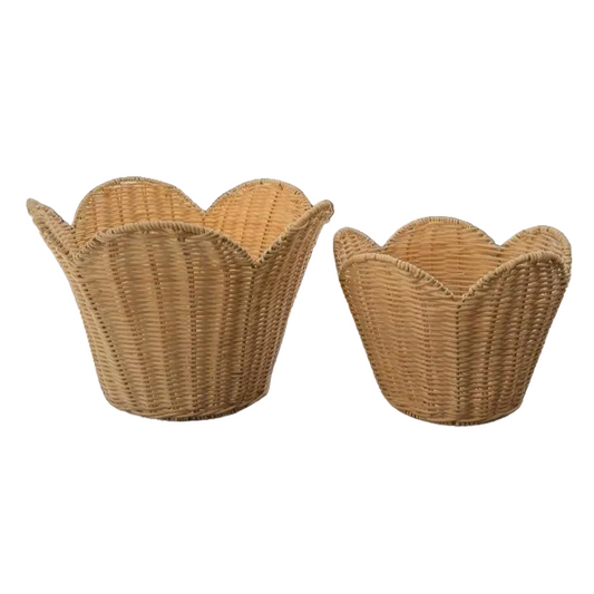 Set 2 canastos flower