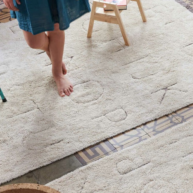 Alfombra lavable RugCycled ABC - 120 x 160 cm
